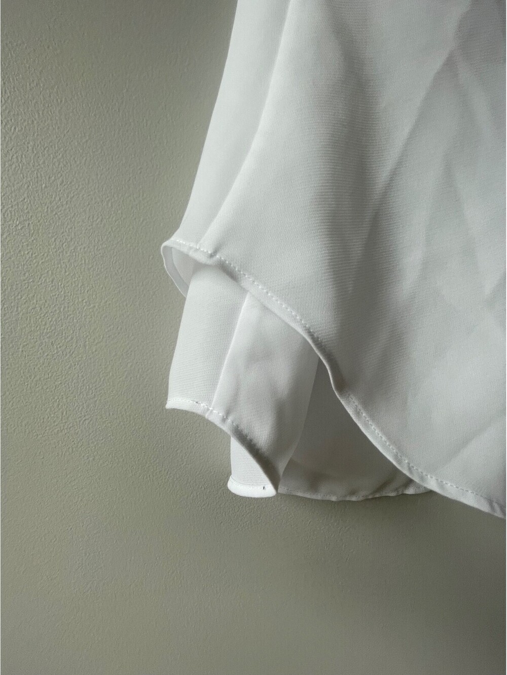 Armani Exchange White Sleeveless Tank Top with Black Strap Detail - Picture 13 of 14